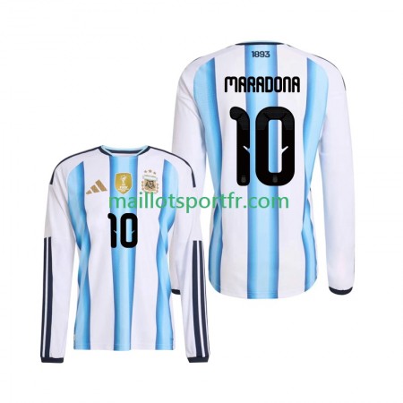 Maillot de Foot Argentine Maradona 10 World Cup Domicile 2026 ML